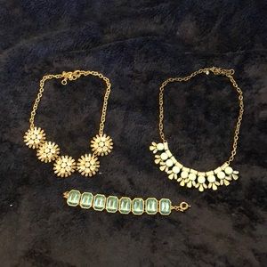 J. Crew Factory Necklaces and Bracelet (3 items!)